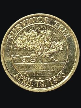 Gold Commemorative Coin - "Survivor Tree" April 19, 1995